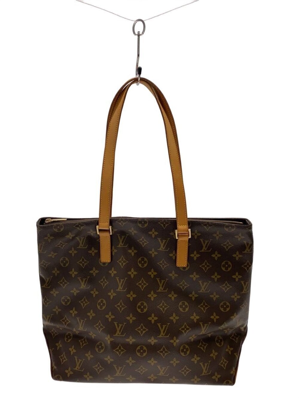 LOUIS VUITTON Cabas Piano Monogram Canvas Brown